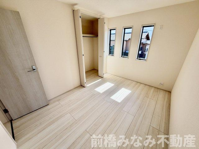【新築】前橋市富士見町原之郷第９　限定１棟　リーブルガーデン　新築建売の洋室|コンパクトで使いやすい洋室です