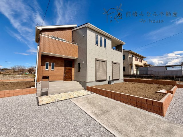 【新築】前橋市富士見町原之郷第９　限定１棟　リーブルガーデン　新築建売の外観|建物外観を気になさる方へ、見た目の良い物件です