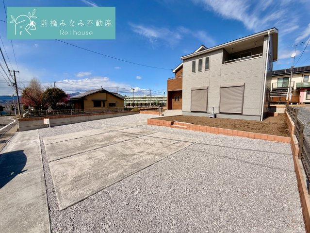 【新築】前橋市富士見町原之郷第９　限定１棟　リーブルガーデン　新築建売の外観|きれいな外観です