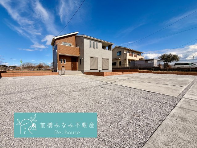 【新築】前橋市富士見町原之郷第９　限定１棟　リーブルガーデン　新築建売の外観|外観もきれいです
