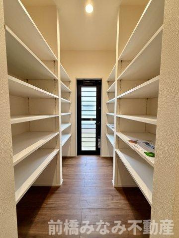 【新築】前橋市樋越町第4　３号棟(全６棟)　リーブルガーデン　新築建売分譲の収納|専用の収納スペースです