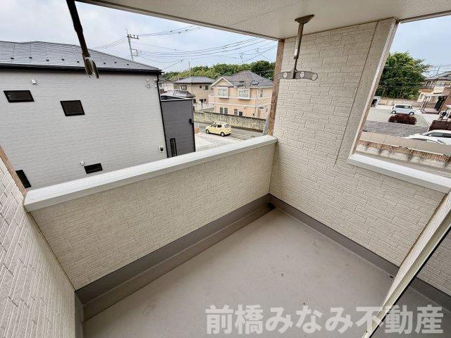 【新築】前橋市樋越町第4　２号棟(全６棟)　リーブルガーデン　新築建売分譲のバルコニー|バルコニーがあります