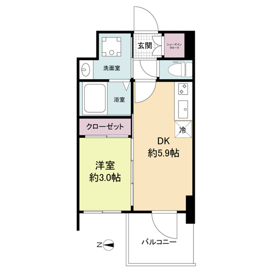 【間取り】 | セレニテ新大阪グランデ　シュッド