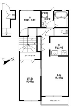 ＢＲＩＣＫＳ本山Ａ棟の間取り