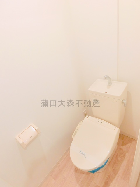 ボヌール大森東のトイレ|温水洗浄便座付きのトイレ