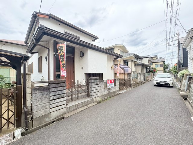 川越市霞ケ関北4丁目　建築条件なし売地　東武東上線『霞ヶ関駅』徒歩15分　【霞ヶ関北小学区】の前面道路含む現地写真