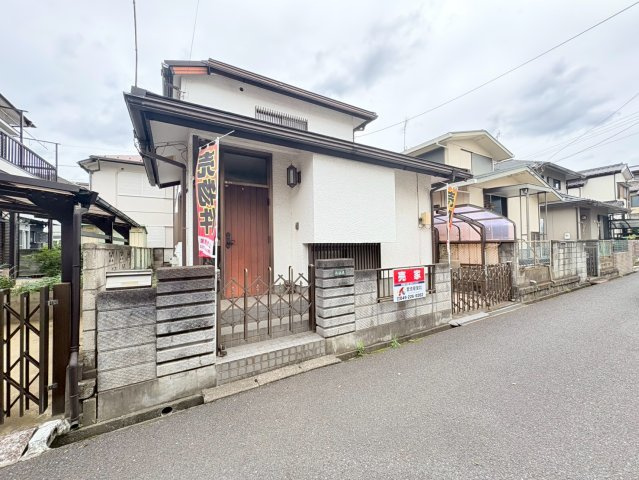 川越市霞ケ関北4丁目　建築条件なし売地　東武東上線『霞ヶ関駅』徒歩15分　【霞ヶ関北小学区】の前面道路含む現地写真