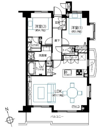 【間取り】 | オーベル高田馬場