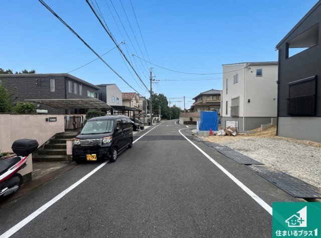堺市南区若松台　第2期　新築一戸建ての前面道路含む現地写真|現在建築中！落ち着いた街並みで新生活を始めることが出来そう！周辺の物件も併せてご紹介させて頂きます！