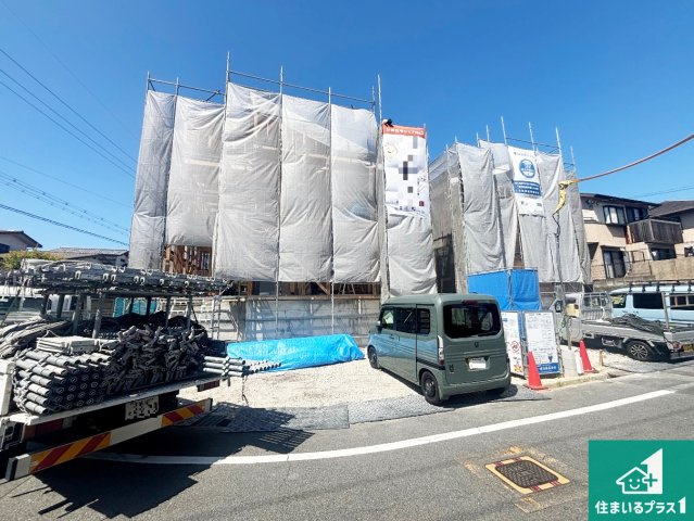堺市南区若松台　第2期　新築一戸建ての外観|現在の進捗状況です！順調に作業進行中、完成が待ち遠しいです！詳細の間取り等、お気軽にお問い合わせください！