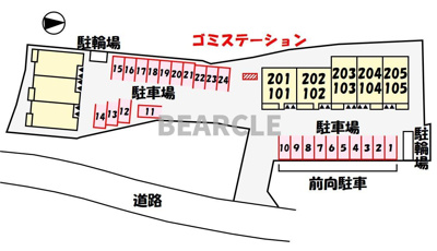 【駐車場】 | アクアビューⅢ | 車をお持ちの方に嬉しい駐車場付きの物件です