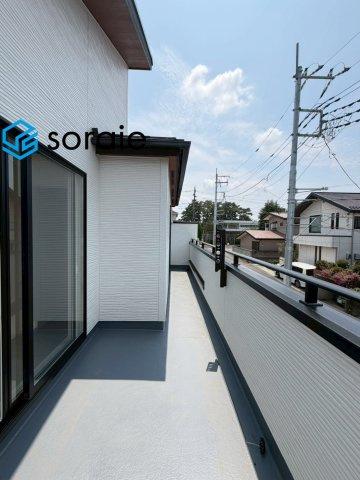 狭山市水野　全3棟　新築戸建のバルコニー|7/16　撮影