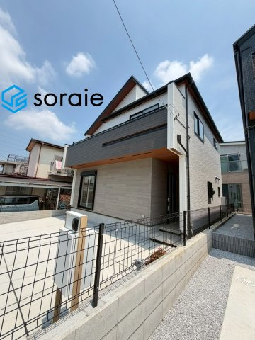 狭山市水野　全3棟　新築戸建の外観|7/16　撮影