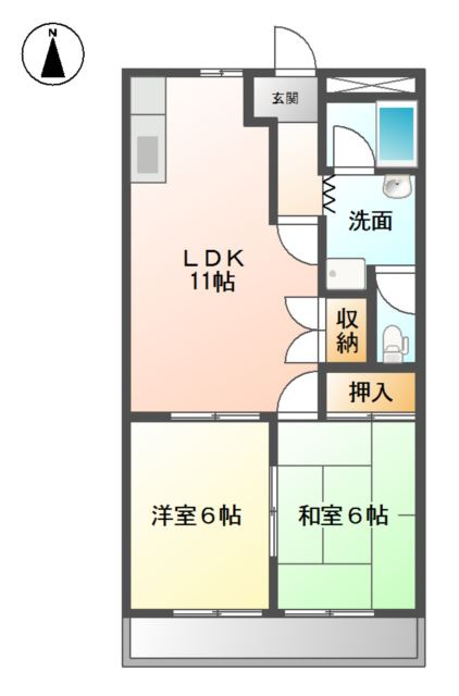 Ｔハピネスの間取り
