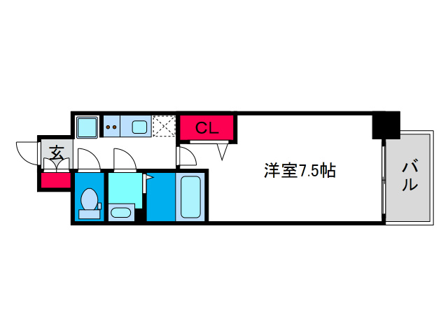 レシオス天王寺の間取り