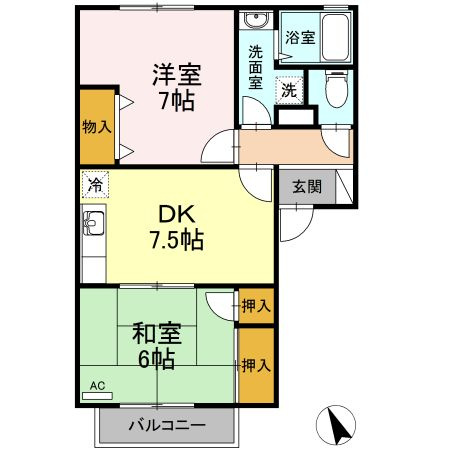 プリムラコートの間取り