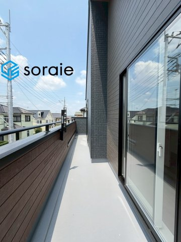 狭山市水野　全3棟　新築戸建のバルコニー|7/16　撮影