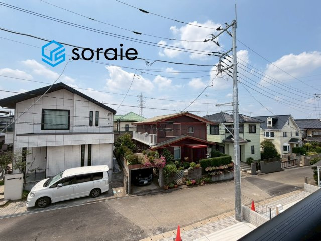 狭山市水野　全3棟　新築戸建の展望|7/16　撮影