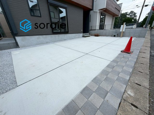 狭山市水野　全3棟　新築戸建の駐車場|7/16　撮影