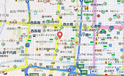 【地図】 | アーベル更紗北堀江