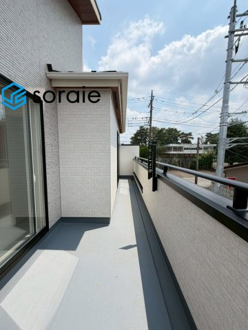 狭山市水野　全3棟　新築戸建のバルコニー|7/16　撮影