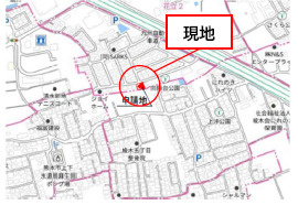 よかタウン／菊池郡菊陽町向陽台1期／２号棟の地図