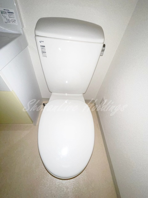 藤沢市湘南台４丁目の賃貸マンションのトイレ|清潔感のあるトイレです