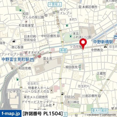 【地図】 | ブライズ中野新橋