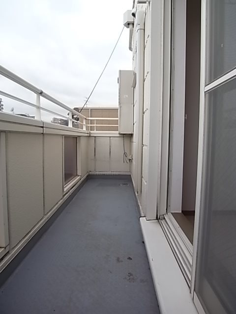 六甲ハイツのバルコニー