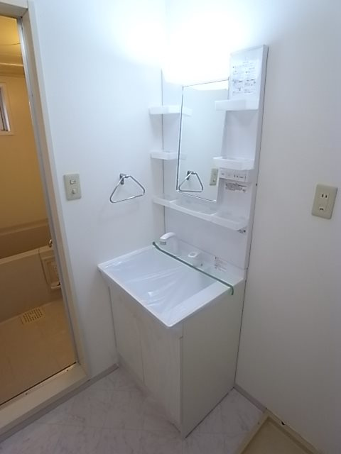 六甲ハイツの洗面所