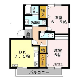 【間取り】 | コスモパークC