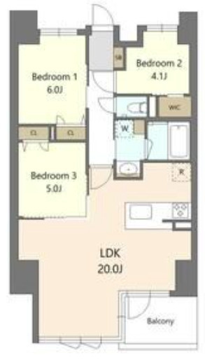 S-RESIDENCE谷町六丁目aloの間取り