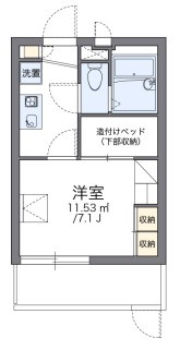レオパレスル コントワールⅥの間取り