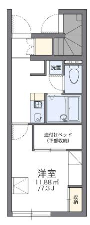 レオパレスクレスト御影の間取り