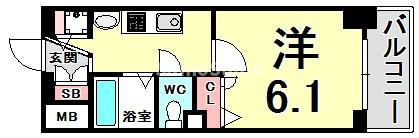 プレサンス神戸プレシャスの間取り