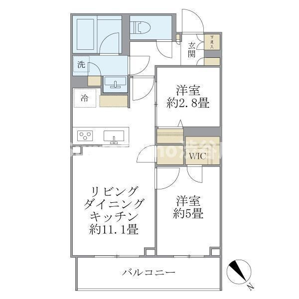 La　Perla　Meguro-higashiyamaⅡの間取り| 