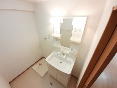 【洗面所】 | さくらマンション | 使いやすい洗面所です