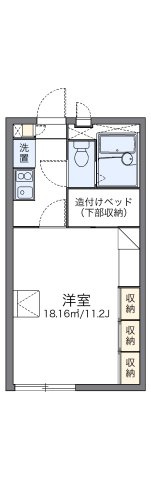 【間取り】 | レオパレス海幸Ⅱ