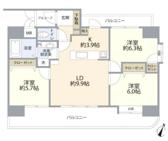 ローヤルシティ大宮吉敷町