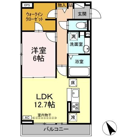 【間取り】 | D-chambre北浜町　A
