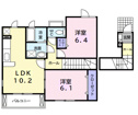 【間取り】 | ご家族にぴったりの2LDKの間取りです！