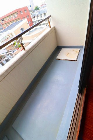 久留米市日ノ出町の賃貸マンションのバルコニー|陽当たり良好なバルコニーです