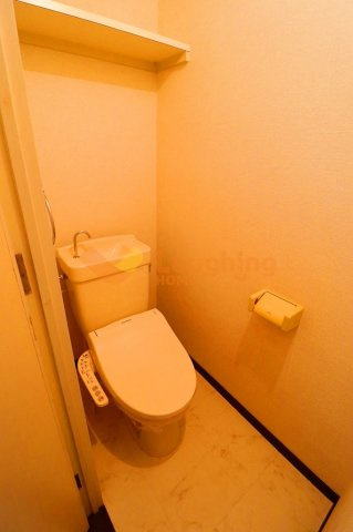 久留米市日ノ出町の賃貸マンションのトイレ|清潔感のあるトイレです