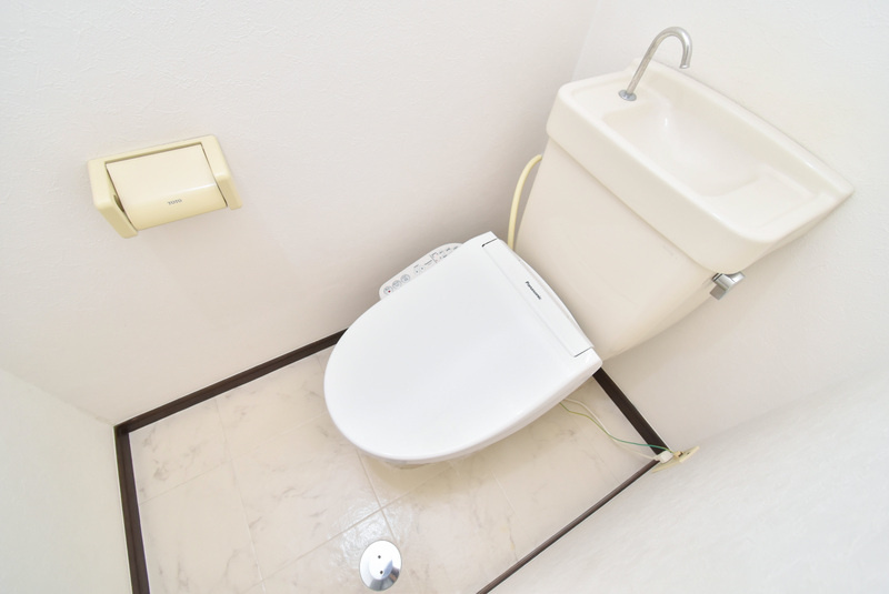 久留米市日ノ出町の賃貸マンションのトイレ|清潔感のあるトイレです