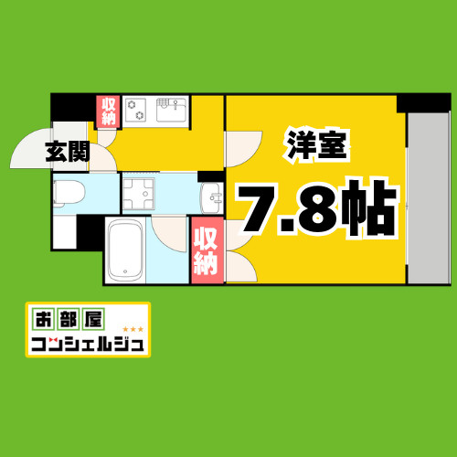 レジデンス金山スクエア(旧プライムアーバン金山)の間取り