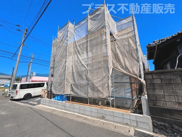 【外観】 | 糟屋郡宇美町大字井野5期　1号棟（全3棟）【仲介手数料無料・0円】 | 現地写真。プラス不動産販売なら、現場の全ての棟をまとめてご見学頂けます。