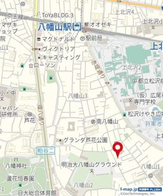 【地図】 | セントメアリー八幡山Ⅱ