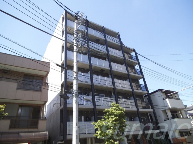 ブランノアール北赤羽の外観|コンクリート壁のオシャレなマンションです☆