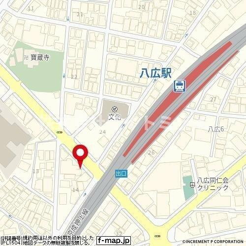 日神パレステージ八広の地図| 