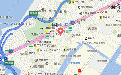 【地図】 | レジデンス朝潮橋